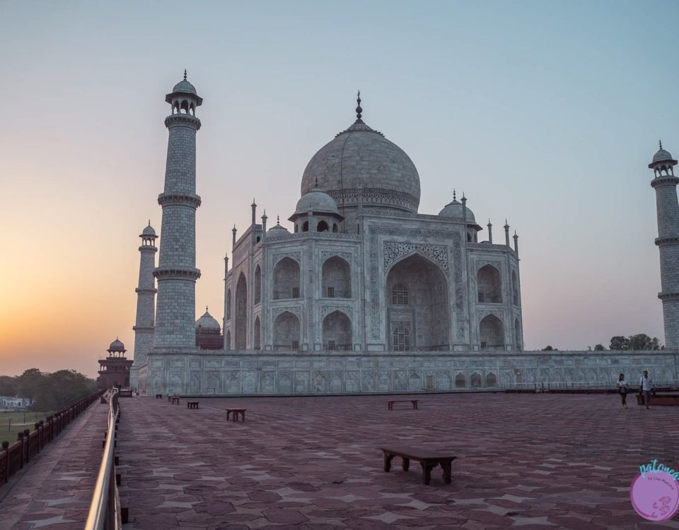 itinerario por el norte de India - Taj Mahal al amanecer - Patoneando blog de viajes